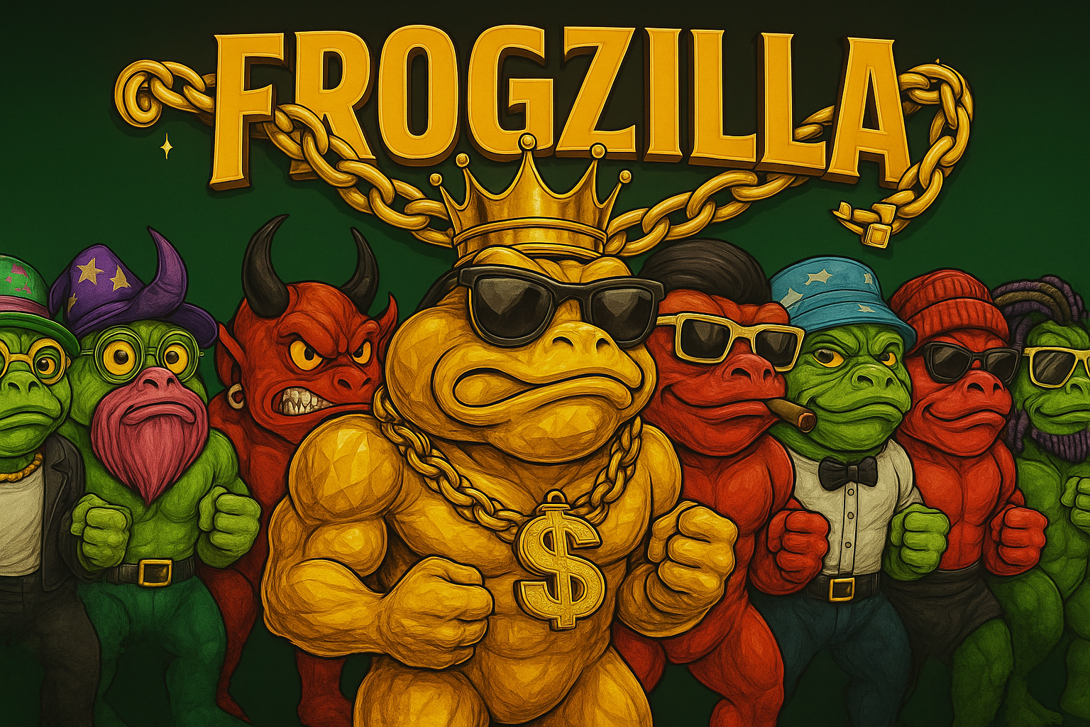 Frogzilla NFT Collection Banner
