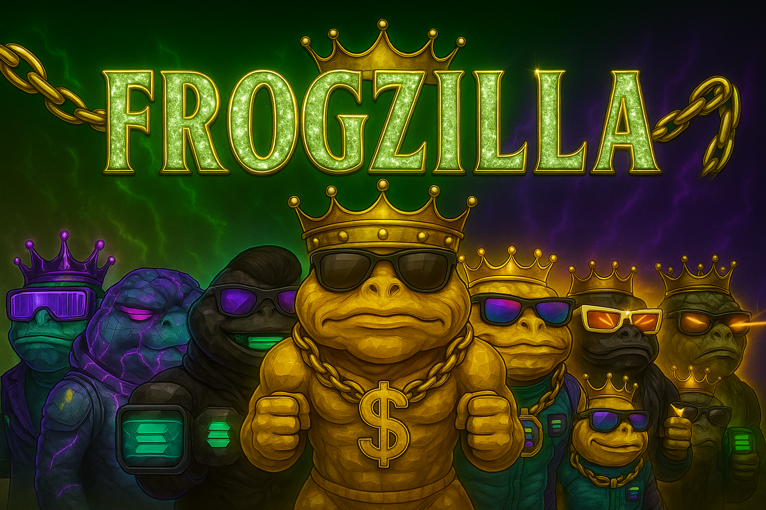 FROGZILLA — lineup banner