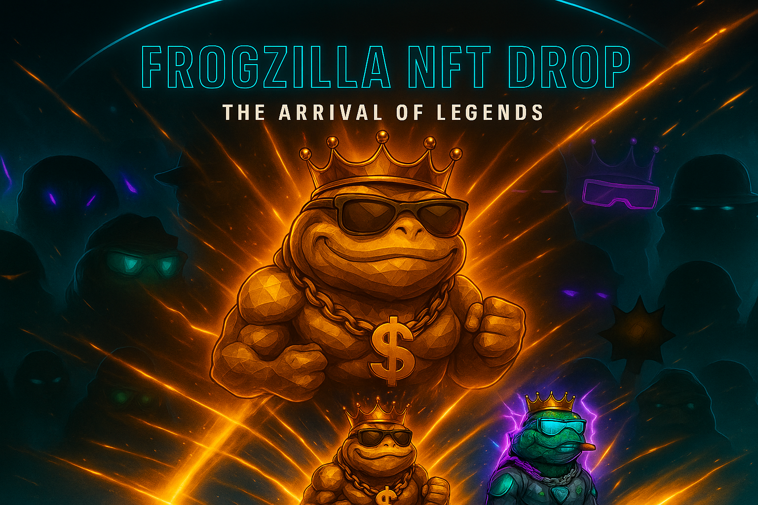 Frogzilla NFT Drop — The Arrival of Legends